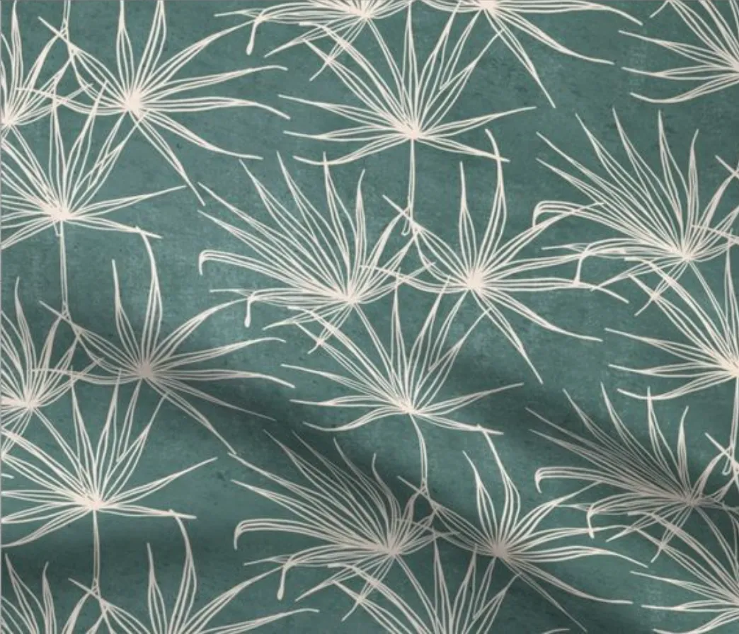 HALEIWA BOHO BAG - Fan Palm in teal