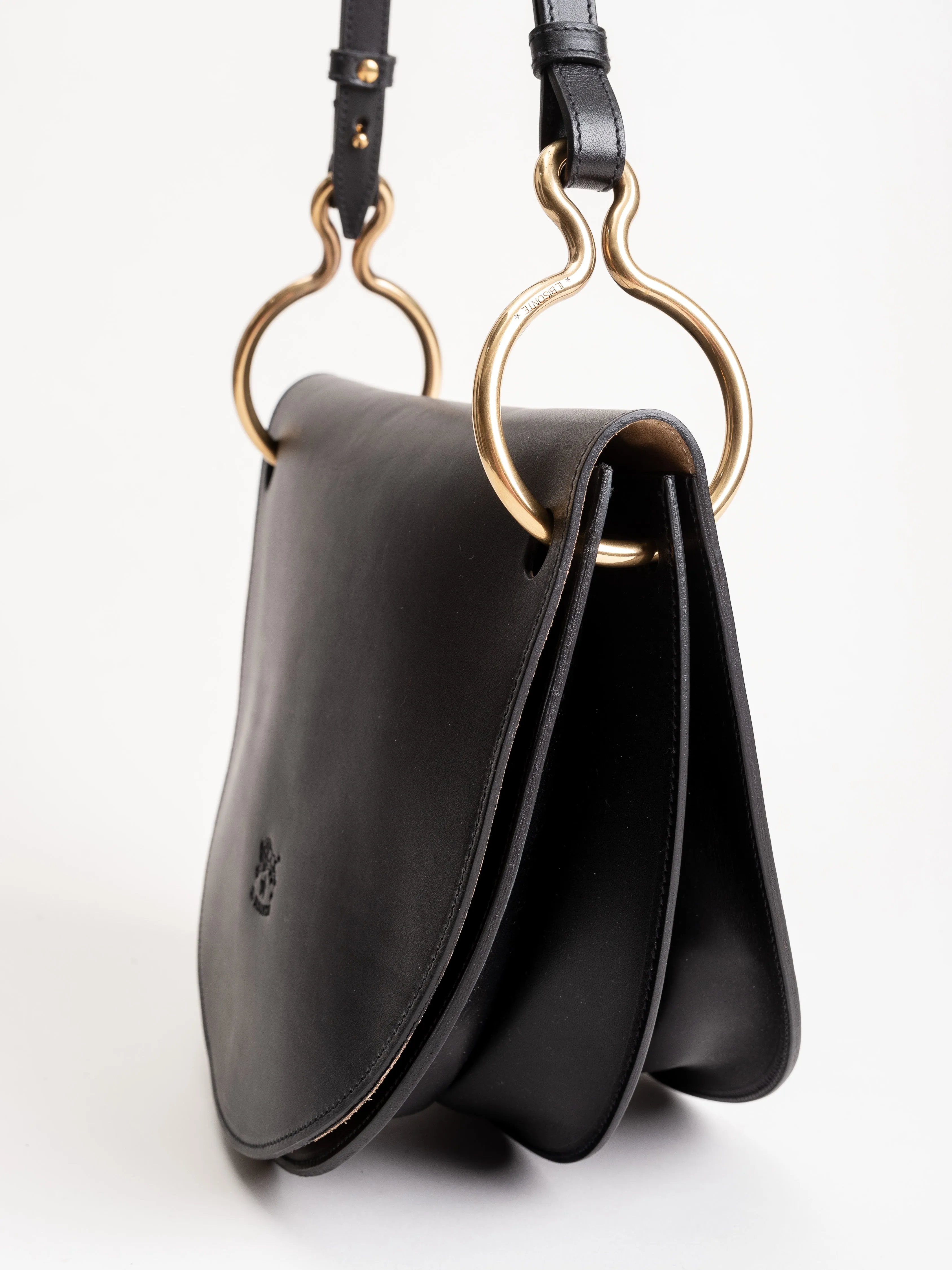 half round bag - nero