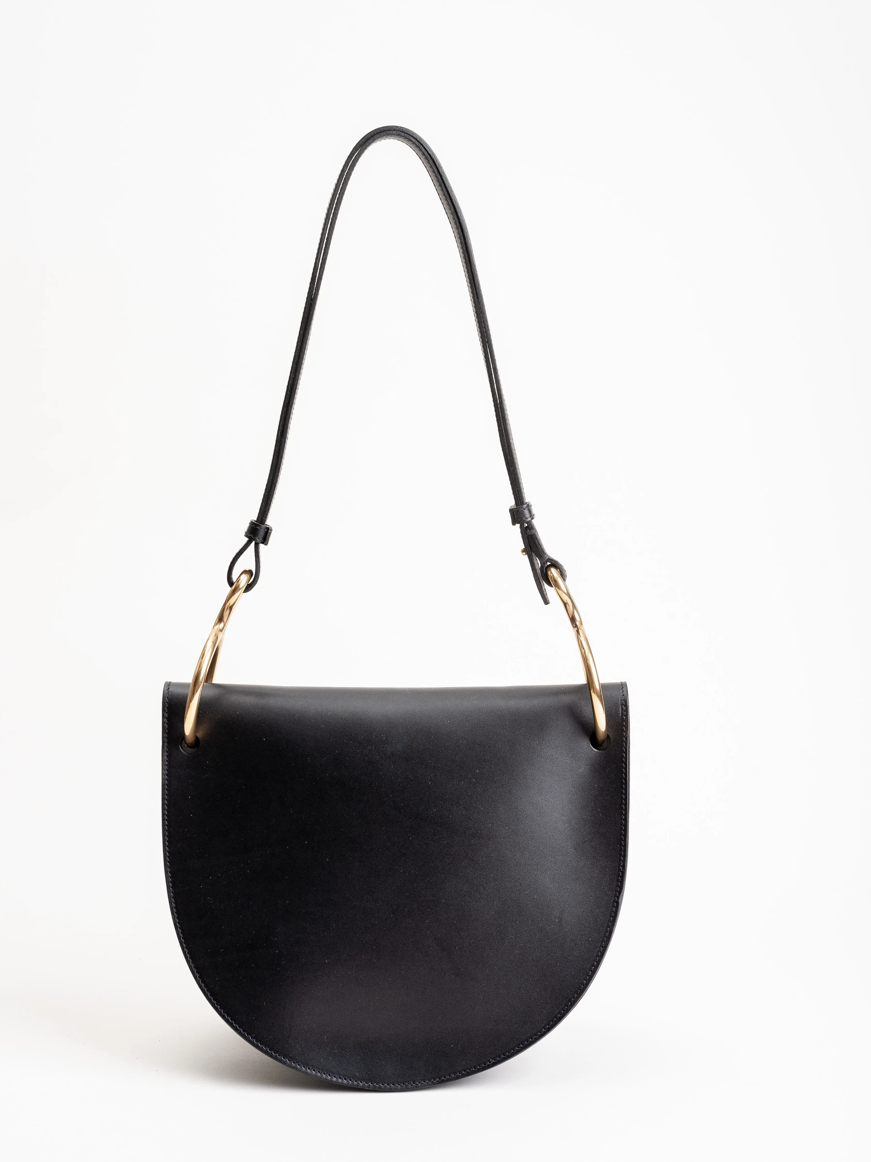 half round bag - nero