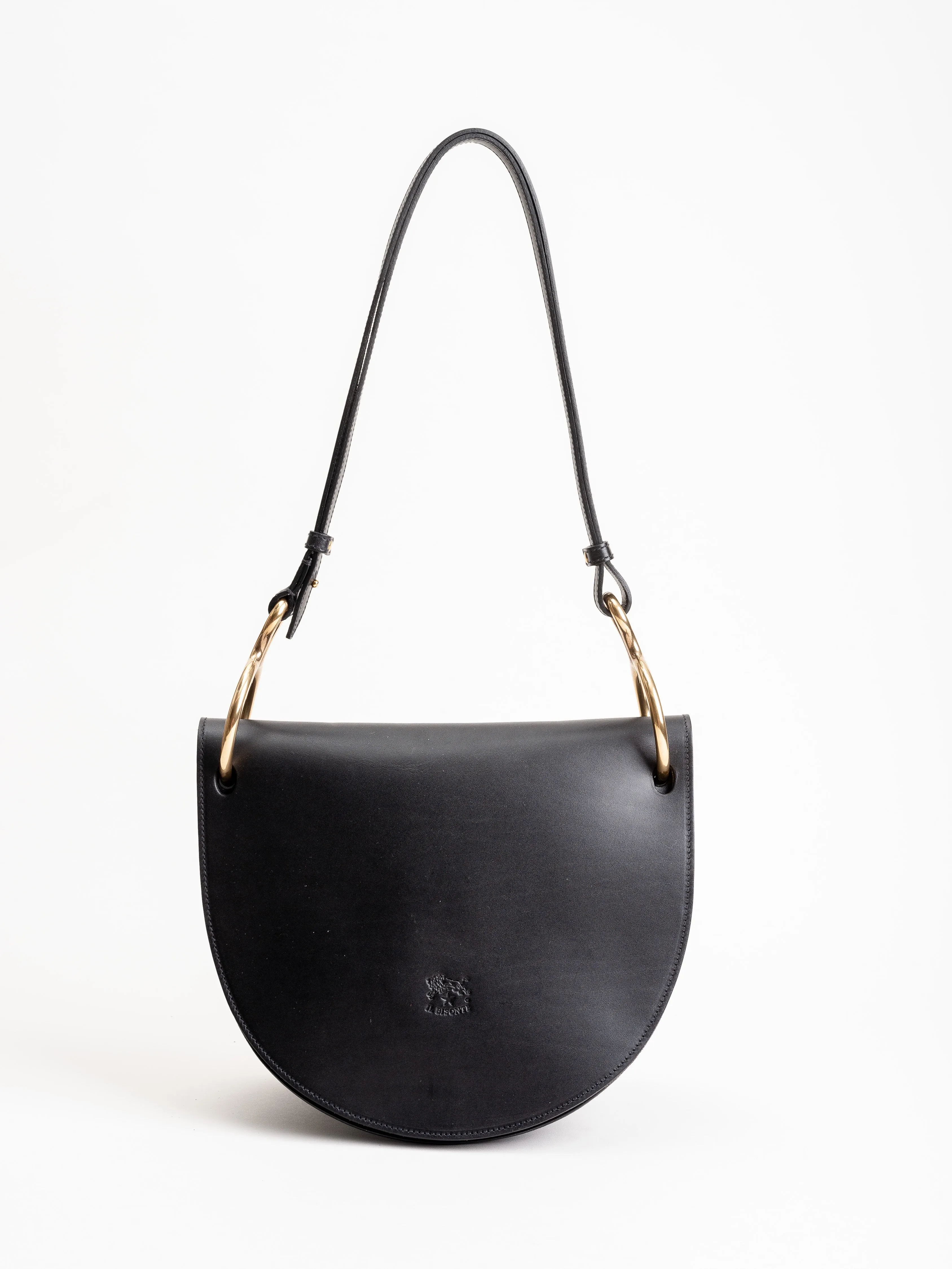 half round bag - nero