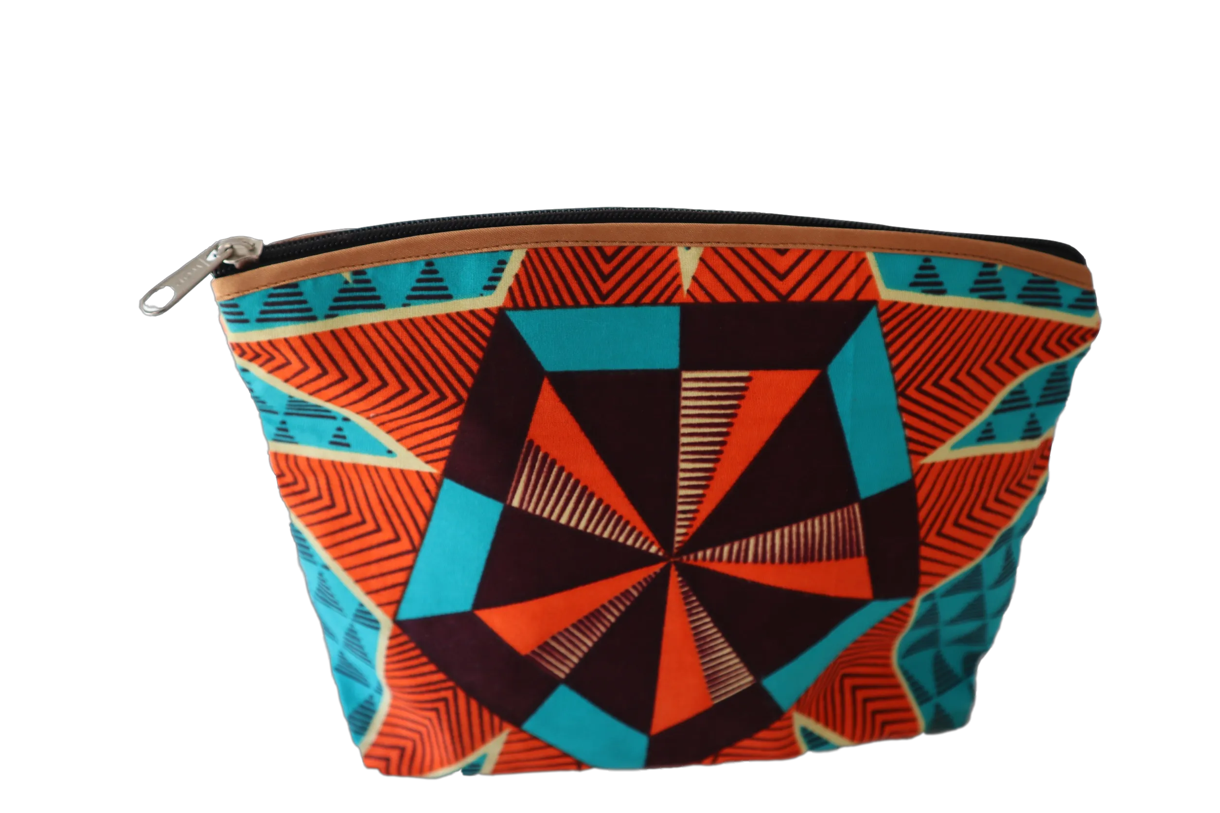 Handcrafted Kitenge Travel Cosmetic Bag