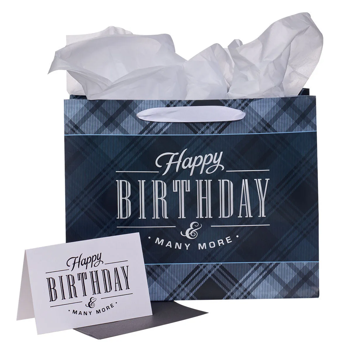 Happy Birthday Gift Bag with Tissue and Card Set