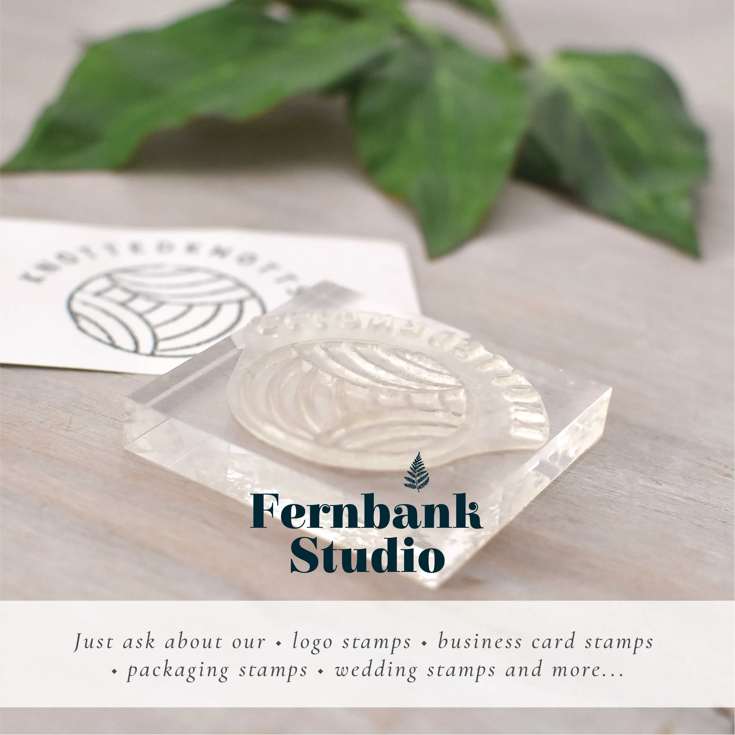 Happy Christmas Clear Rubber Stamp