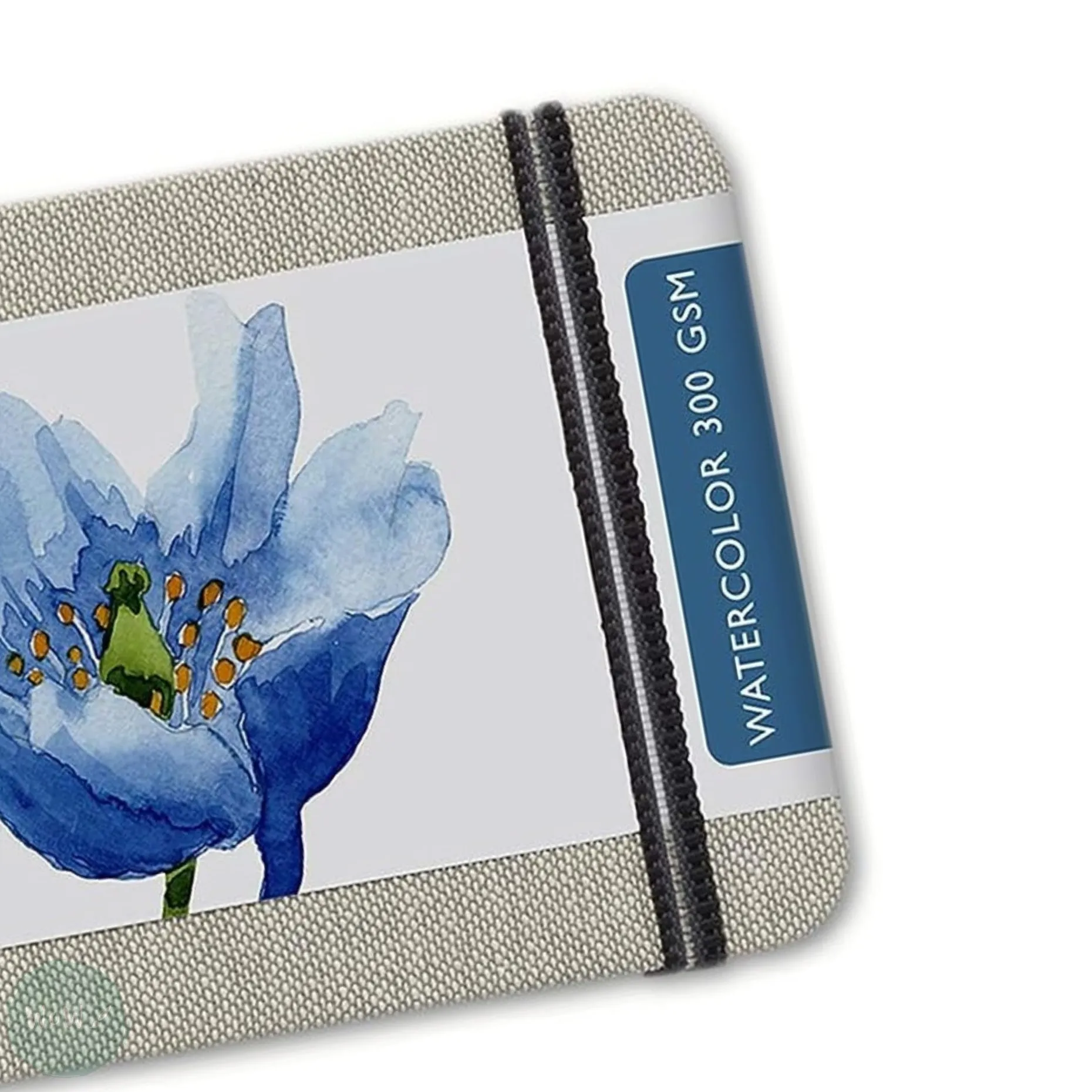 Hardback Watercolour Paper Book - TRAVEL JOURNAL - 300gsm NOT Surface- Hand Book Journal Co. - PANORAMA 3.5 x 8.25"