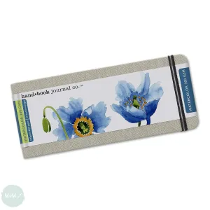 Hardback Watercolour Paper Book - TRAVEL JOURNAL - 300gsm NOT Surface- Hand Book Journal Co. - PANORAMA 3.5 x 8.25"