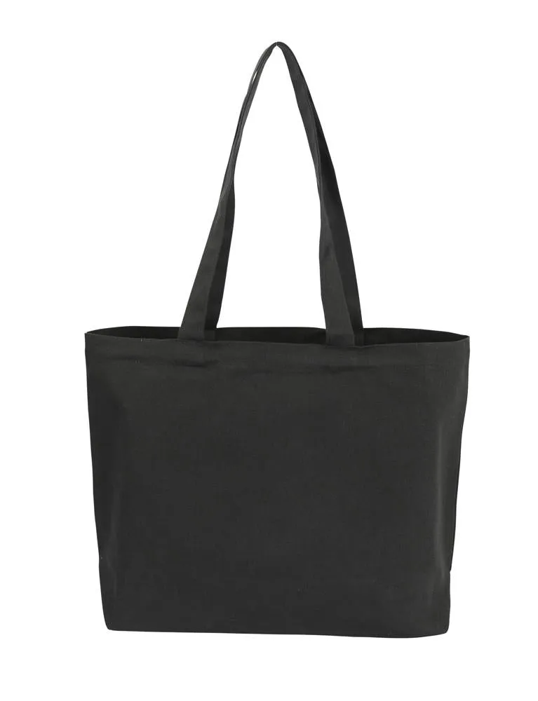 Heavy Cotton / Canvas Bag Farmers Market Black Plain Bag
