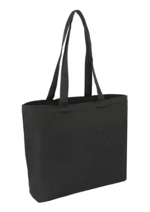 Heavy Cotton / Canvas Bag Farmers Market Black Plain Bag