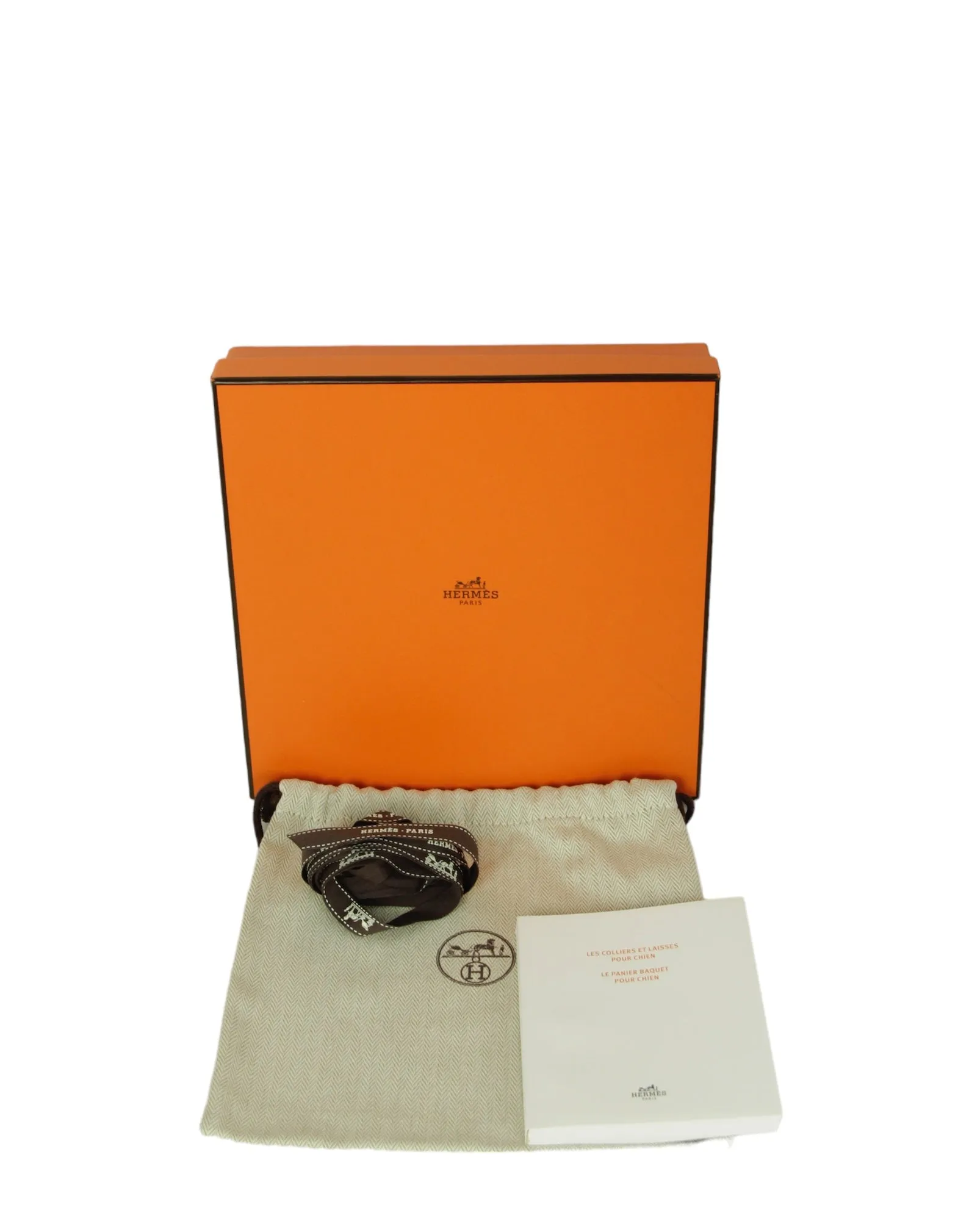 Hermes Dark Irish Rocabar Dog Leash
