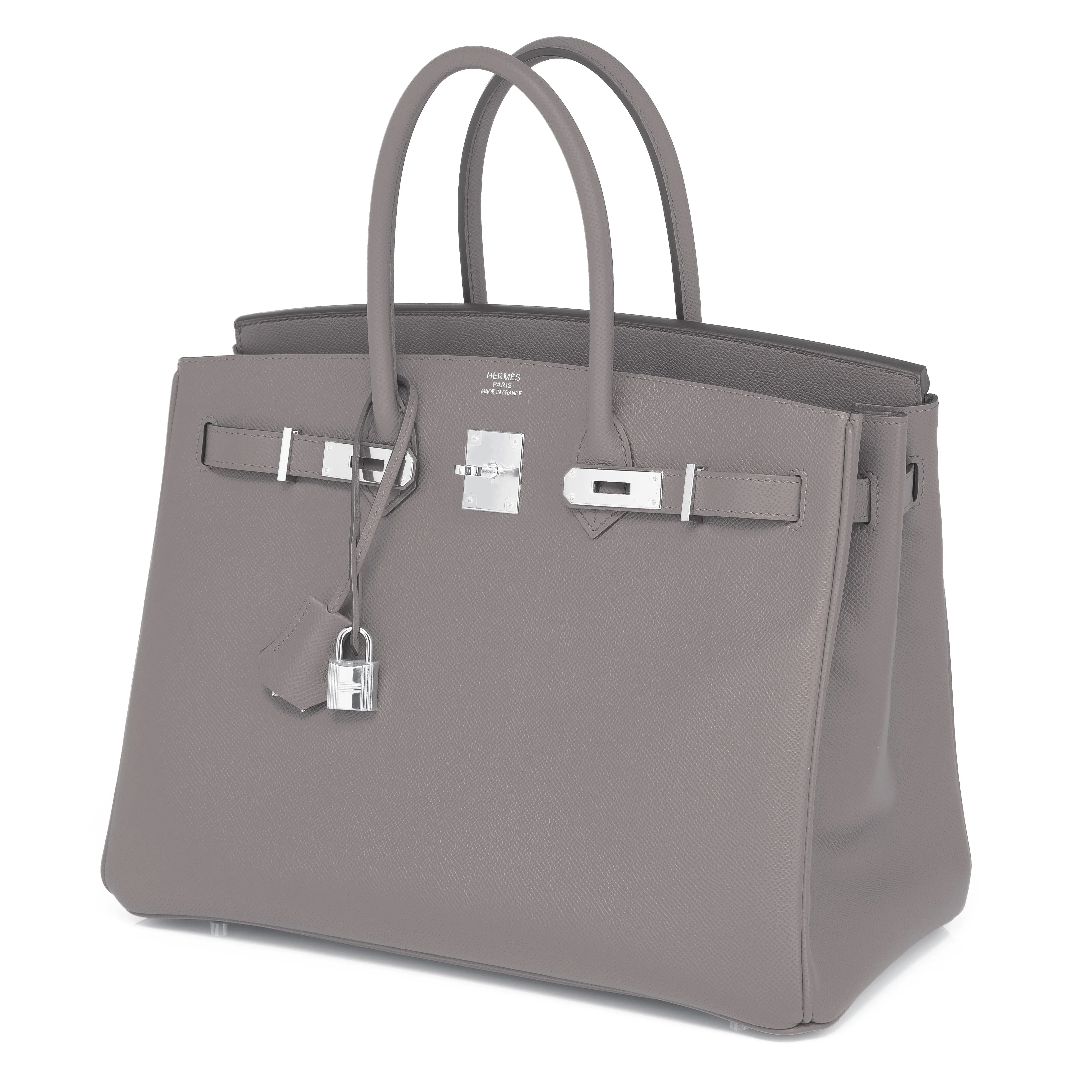 Hermes Etain Birkin 35cm Tin Grey Epsom Palladium Hardware
