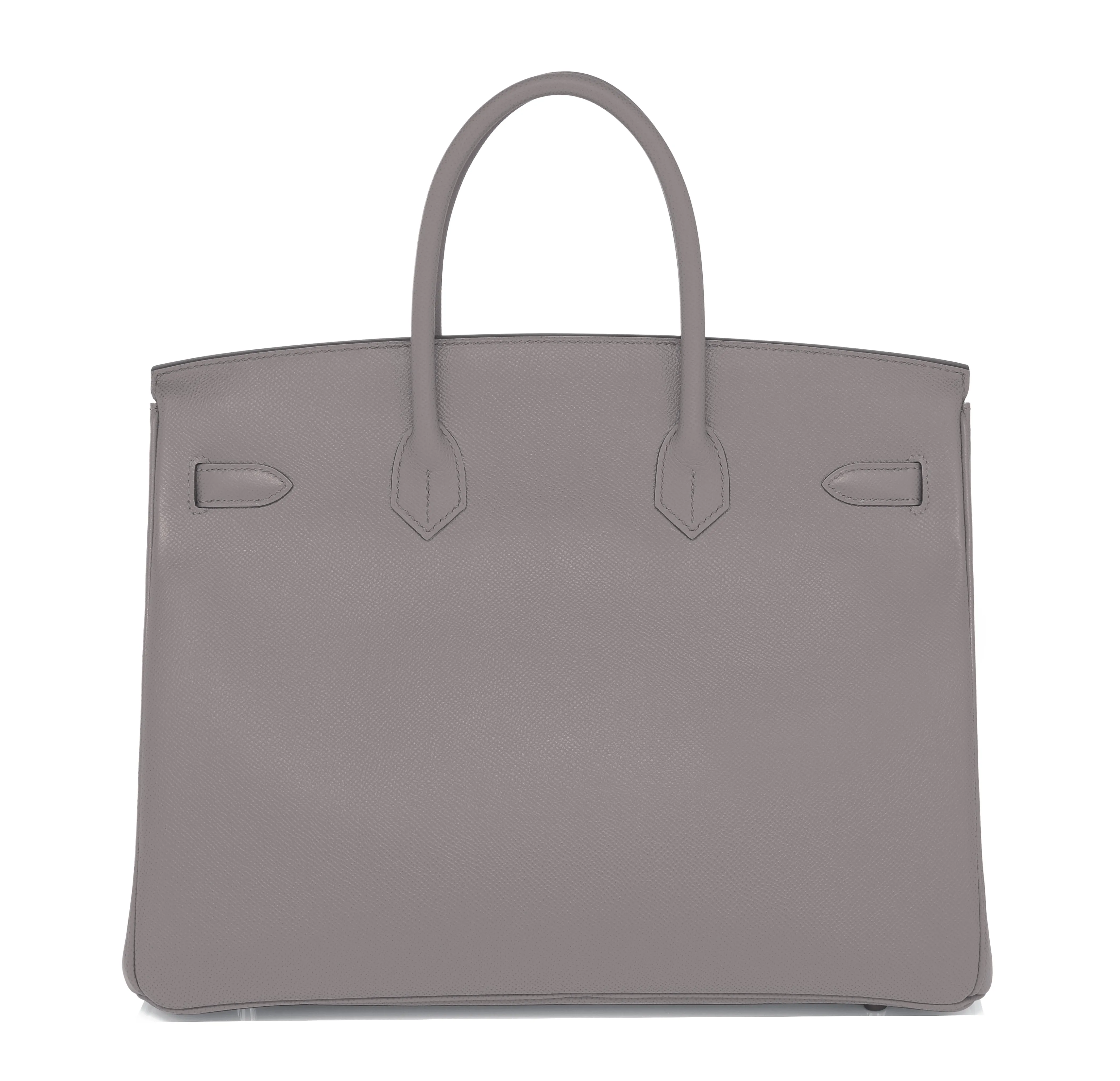 Hermes Etain Birkin 35cm Tin Grey Epsom Palladium Hardware