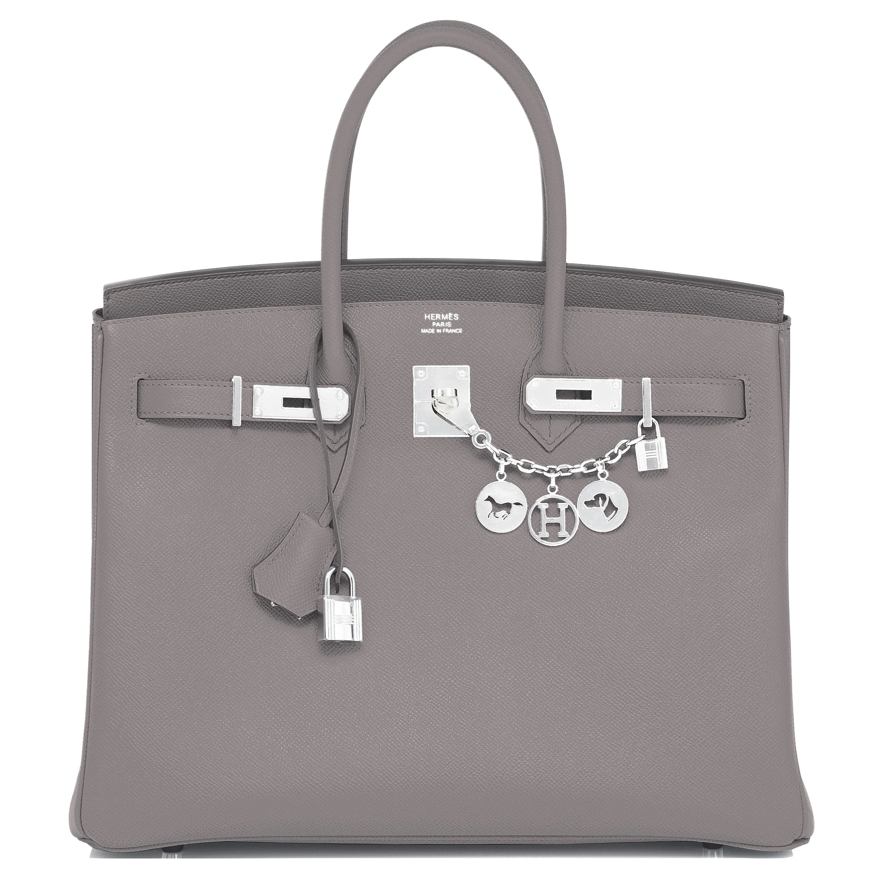 Hermes Etain Birkin 35cm Tin Grey Epsom Palladium Hardware