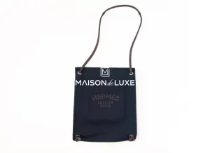 Hermes Maline bag Navy Canvas