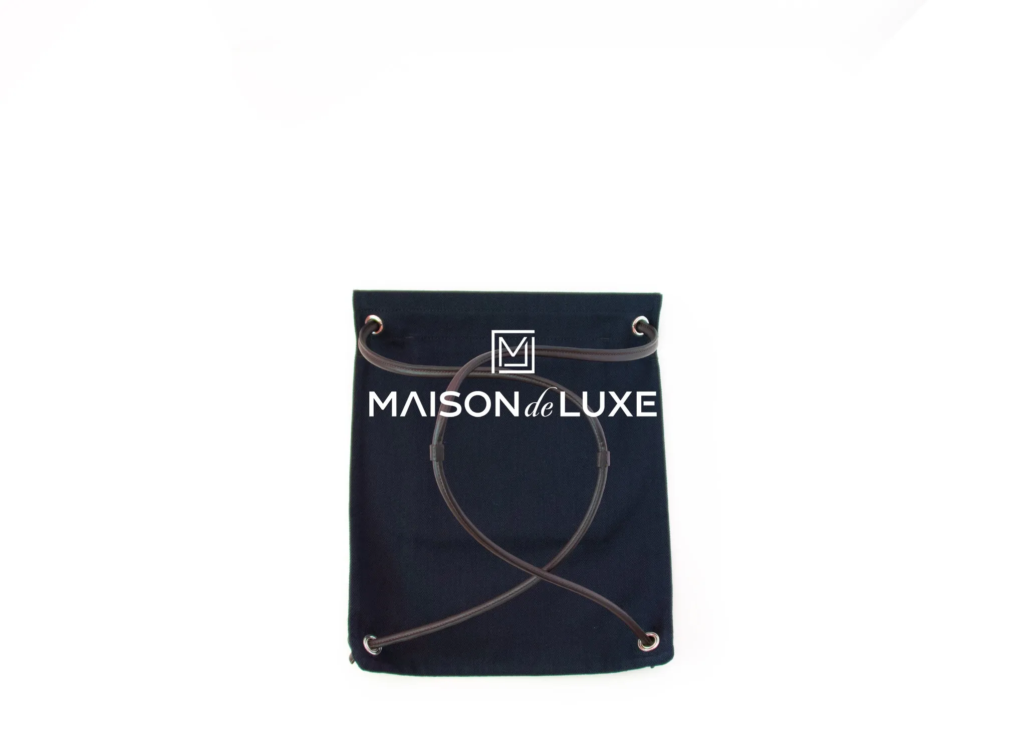 Hermes Maline bag Navy Canvas