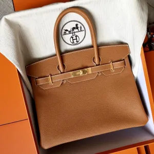 Hermès Birkin 30 Gold Epsom Gold Hardware GHW