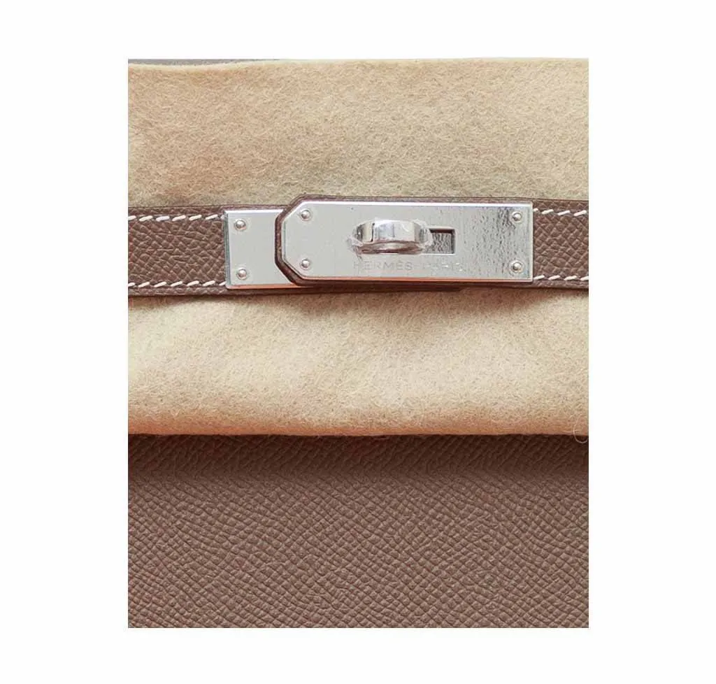 Hermès Kelly 32 Etoupe Sellier Bag
