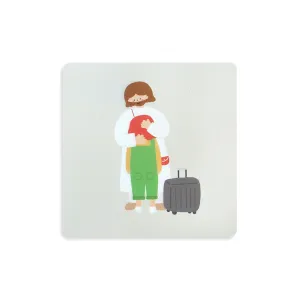 He's Your Travel Buddy {Coasters}