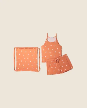 High Neck Tank Top & Short In Bag