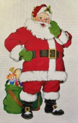 HO2582  Giant Santa with Bag of Toys