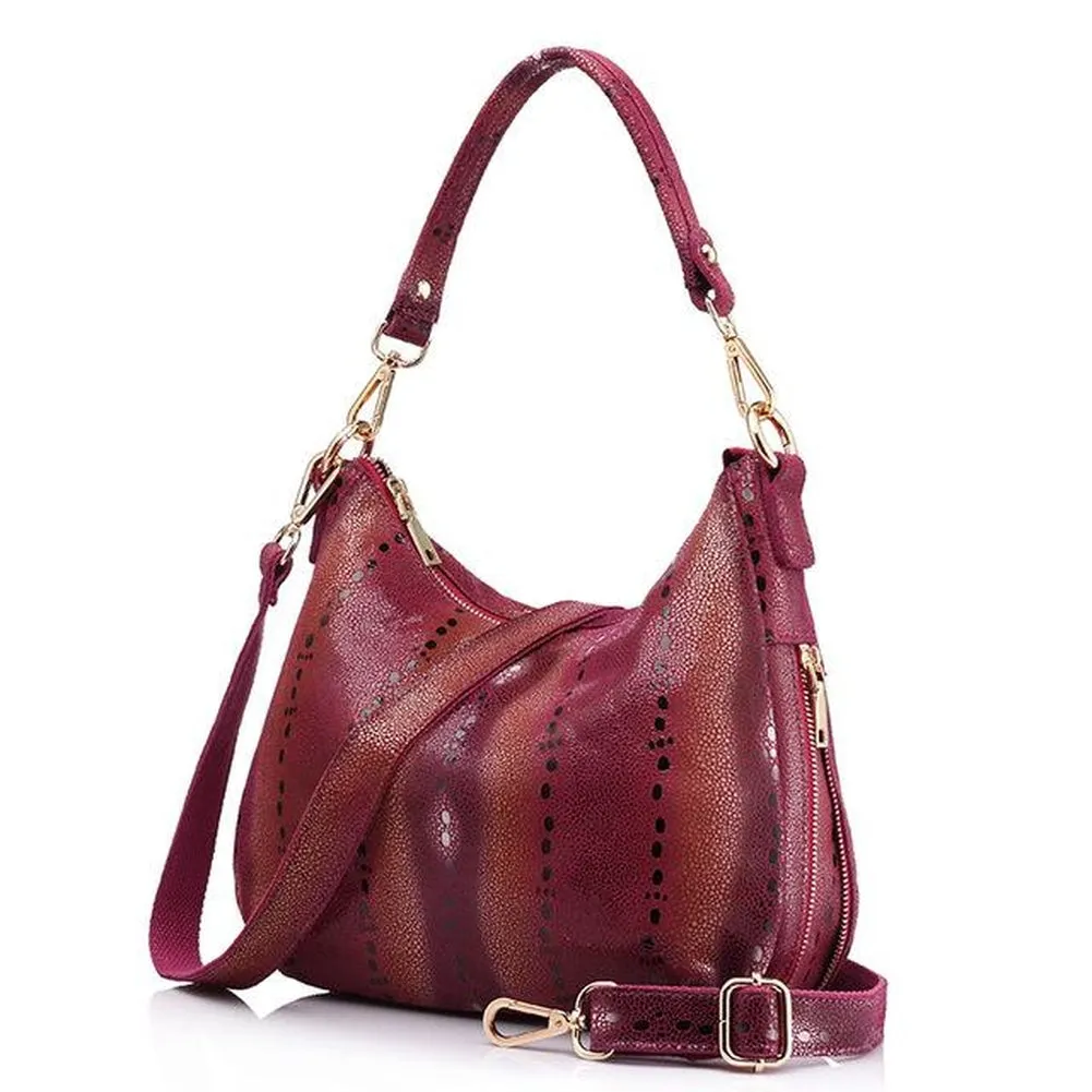 Hobo / Tote Bag  <br>Genuine-Leather