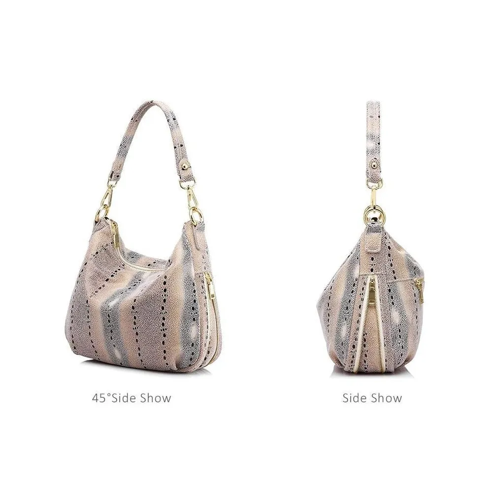 Hobo / Tote Bag  <br>Genuine-Leather