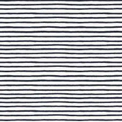 Holiday Classics Festive Stripe in Navy --  Bon Voyage by Rifle Paper Co. for C   Steel