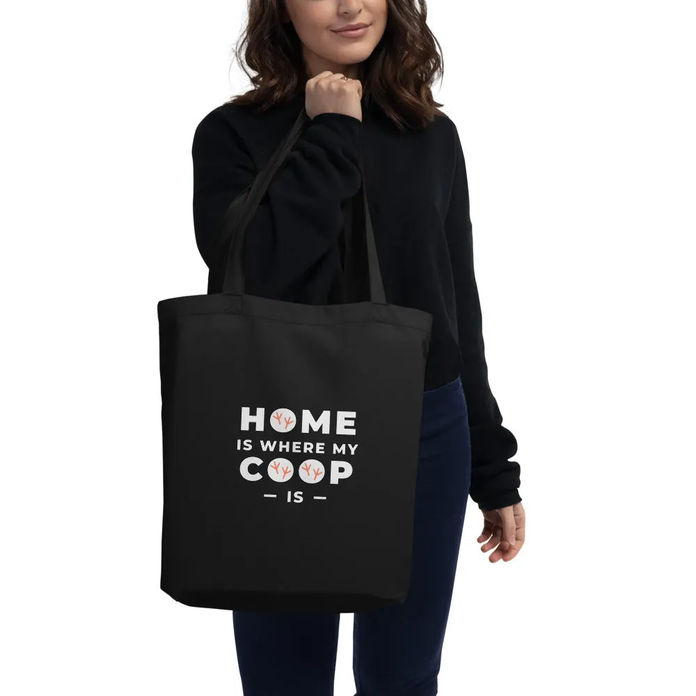 Home Is Where My Coop Is Eco Tote Bag