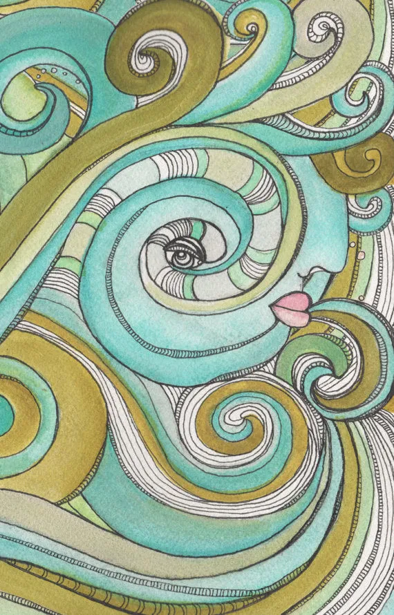 'Honeydew Ocean' Laptop/Tablet Sleeve