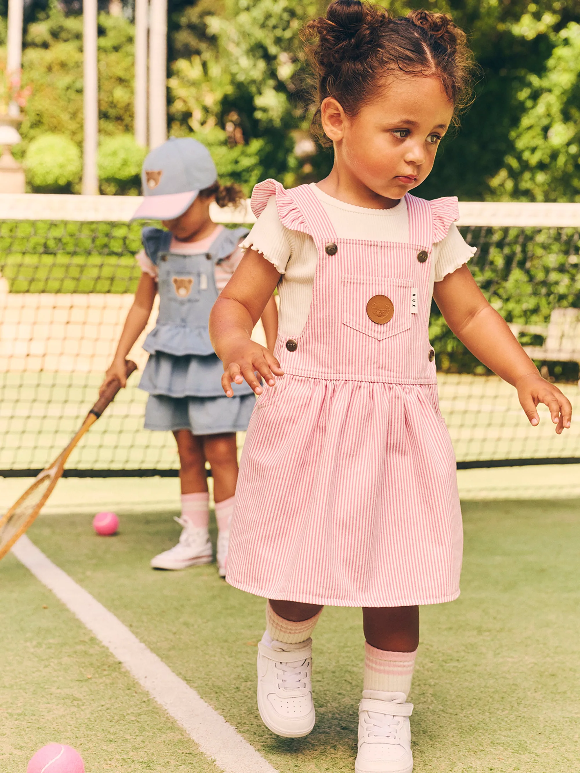 Huxbaby Candy Stripe Pinafore