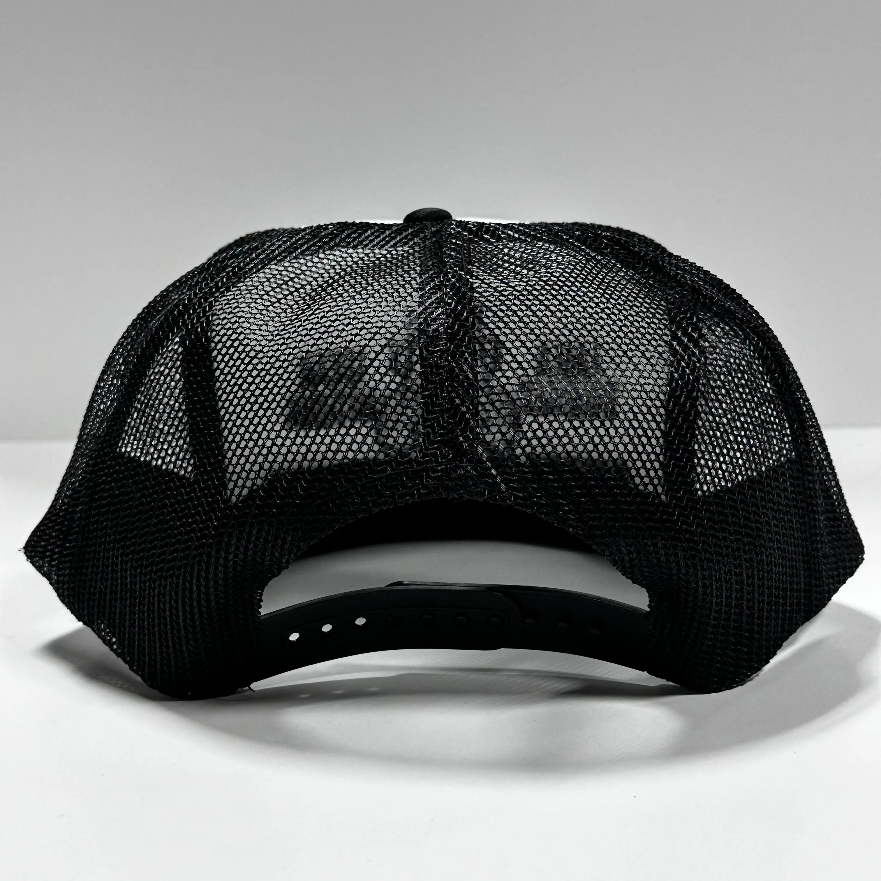 I am a trucker I fear nothing except God and my Wife Vintage Black Mesh Trucker Snapback Hat Cap Custom Embroidery