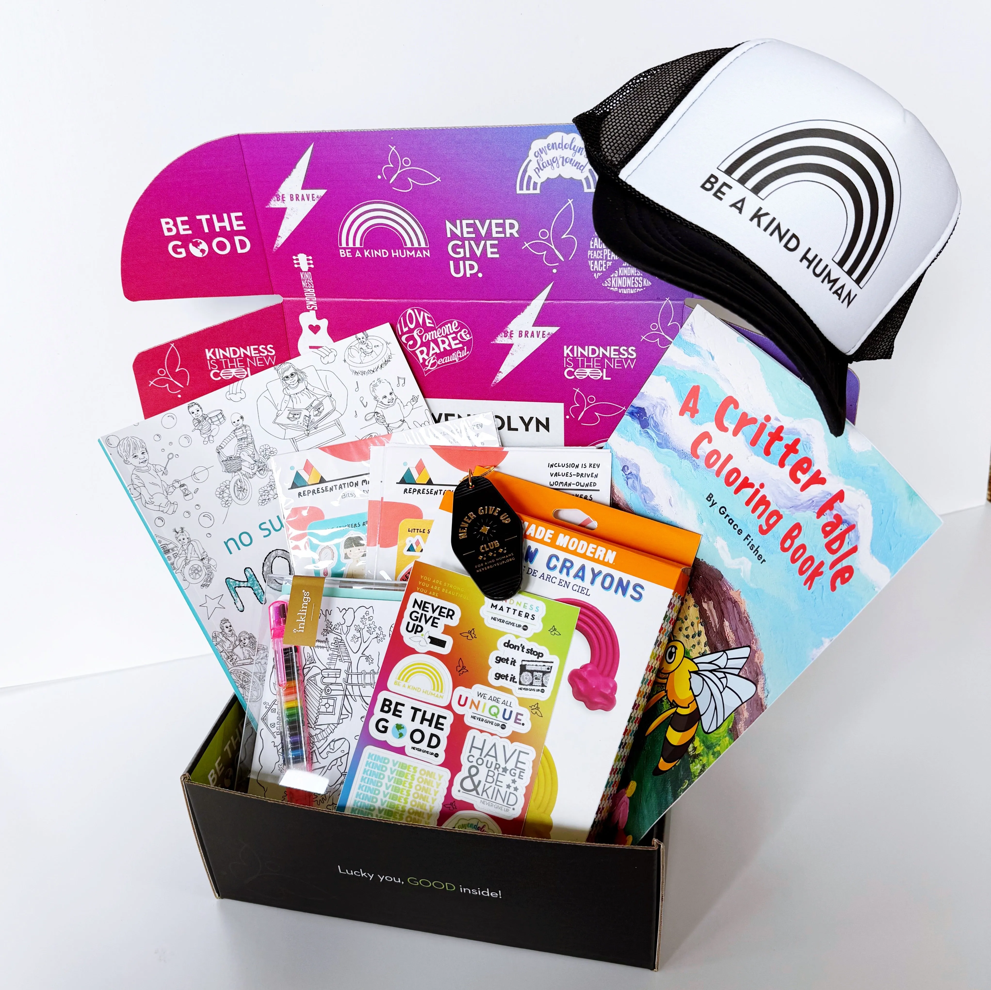 INCLUSIVE COLORING & STICKER GIFT BOX