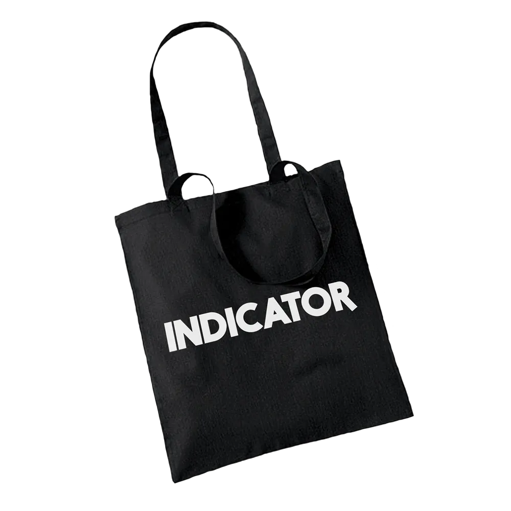 INDICATOR black Tote bag