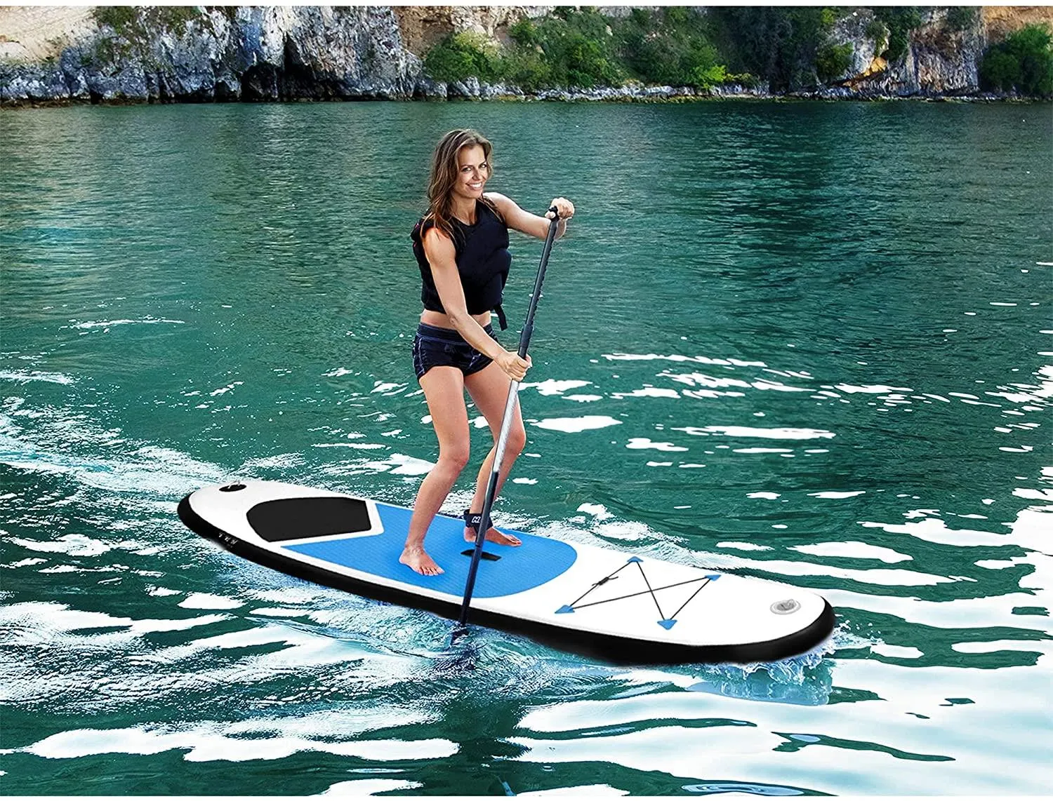 Inflatable SUP Stand Up Paddle Board Blue 305cm