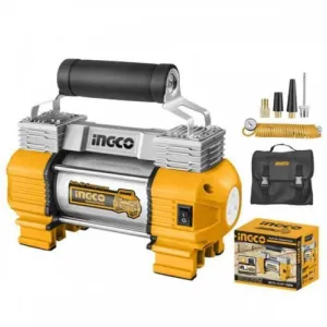 INGCO Heavy Duty Air Compressor with Light 12V