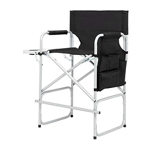 Iron Round Pipe Makeup Chair Without Carrying Bag