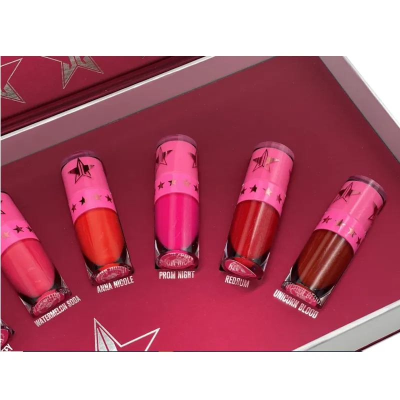 Jeffree Star Cosmetics The Mini Velour Liquid Lipstick Bundle - Red & Pink