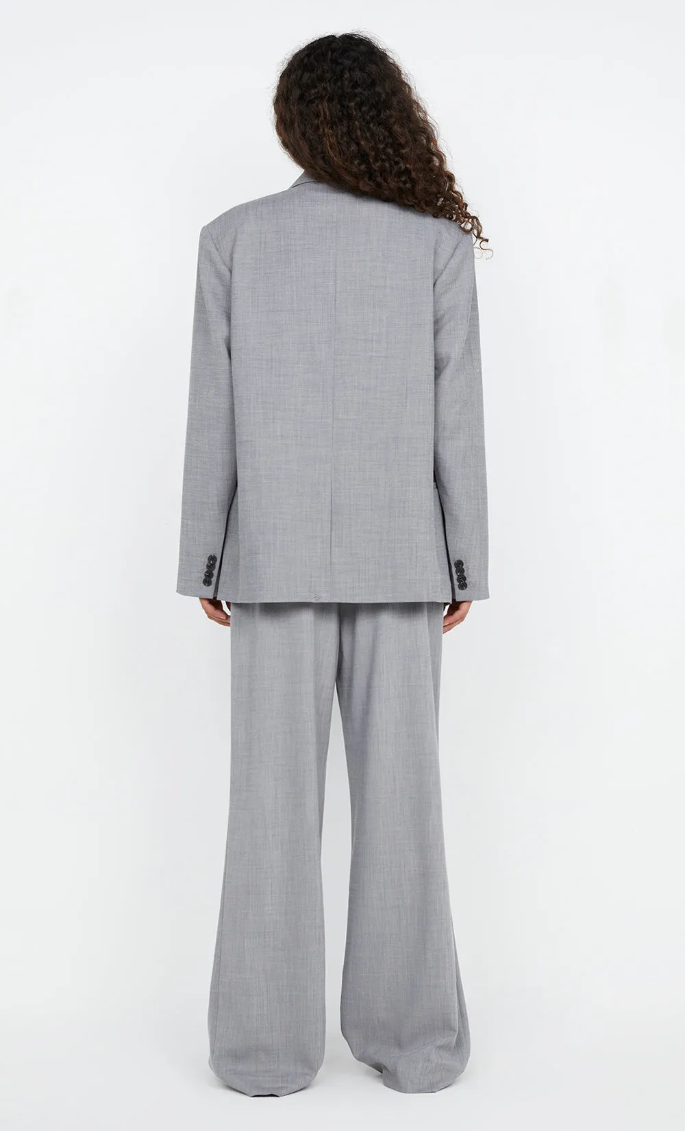 JORDIN BLAZER  - CHARCOAL WEAVE