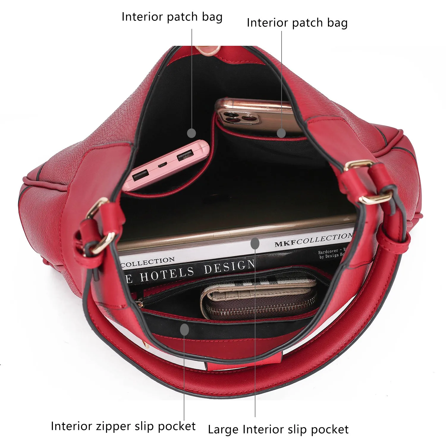 Juliette Shoulder Bag with Matching Wallet – 2 pcs