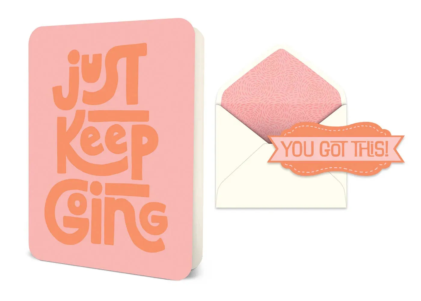 Just Keep Going Deluxe Greeting Card