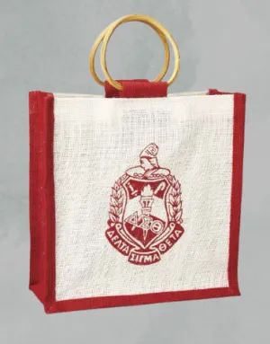 Jute Mini Crest Bag