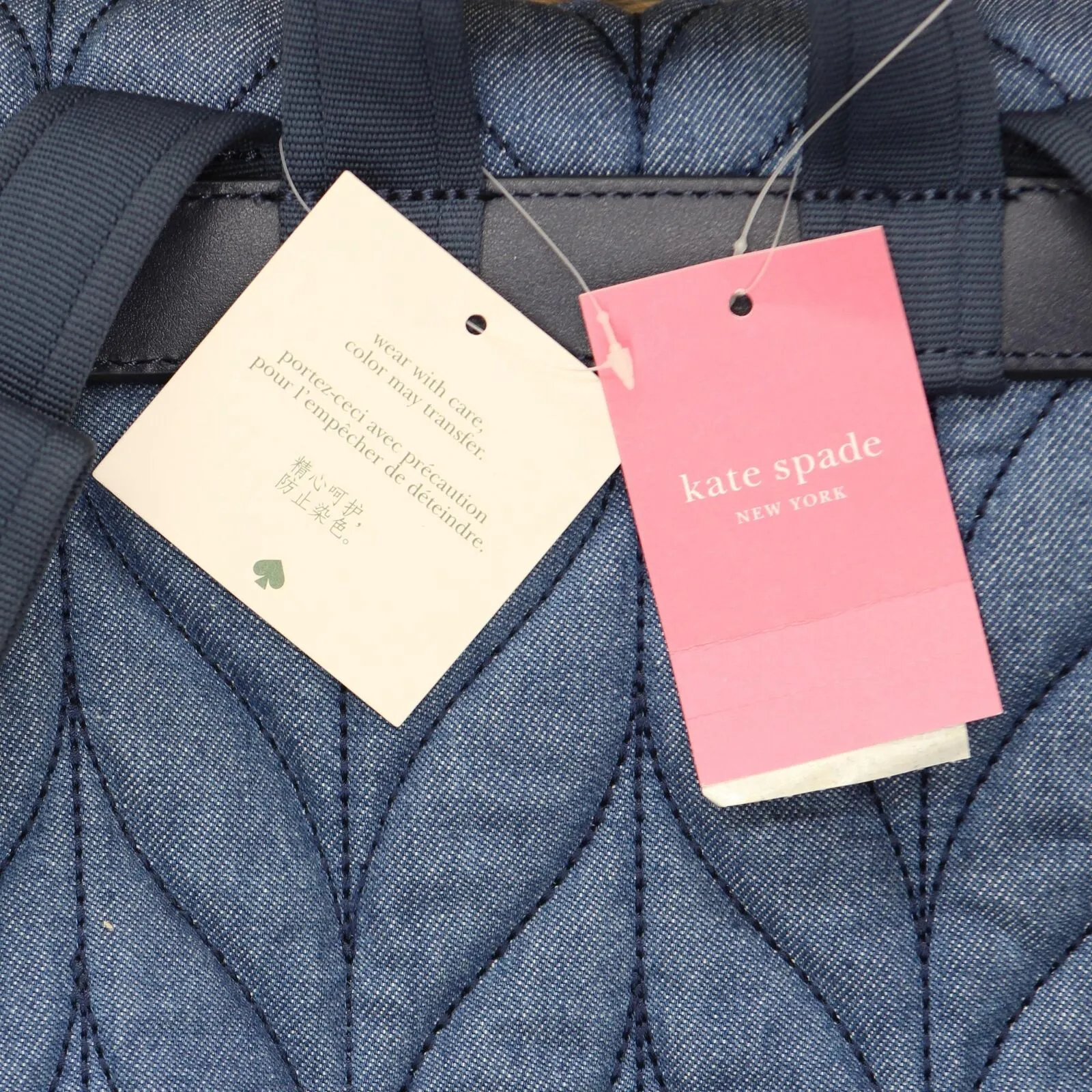Kate Spade New York Ellie Large Flap Denim Backpack