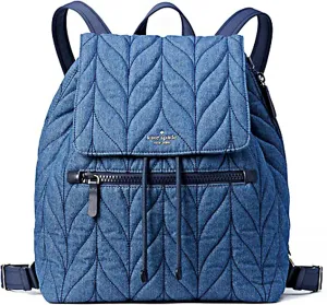 Kate Spade New York Ellie Large Flap Denim Backpack
