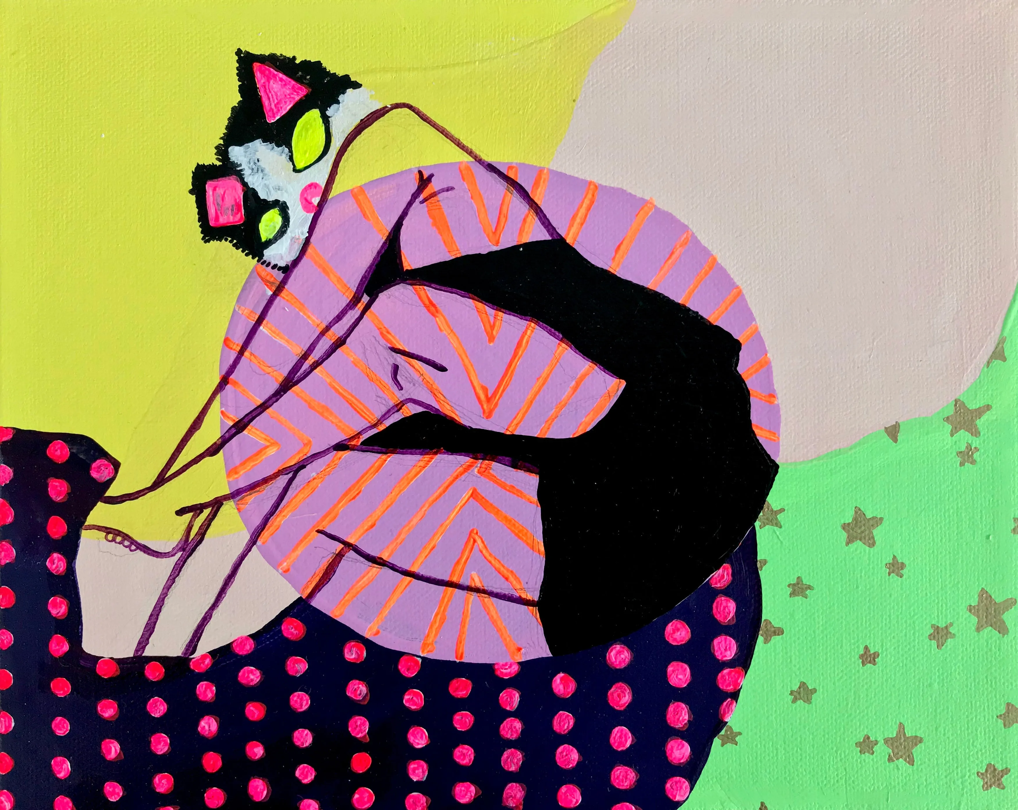 Kellesimone Waits, "Trashy Collage" SOLD