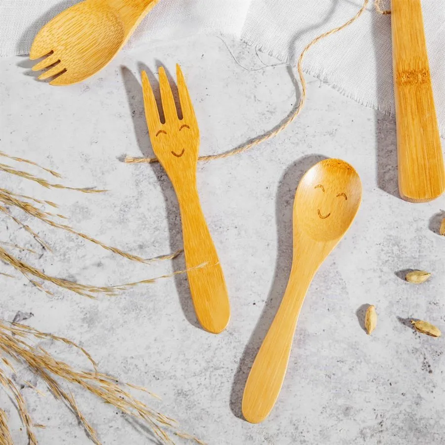 Kids Bamboo Cutlery set