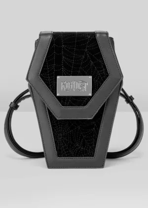 Killstar Kihilist Casket Of Sorrow Coffin Backpack Black