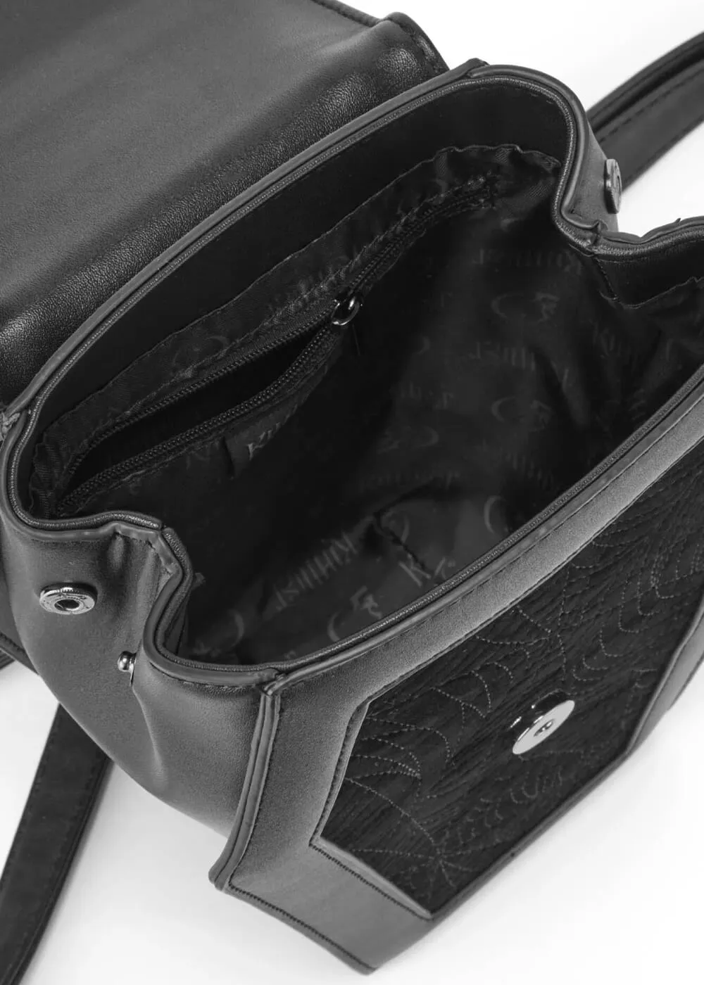 Killstar Kihilist Casket Of Sorrow Coffin Backpack Black