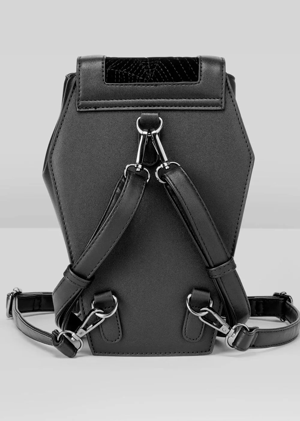 Killstar Kihilist Casket Of Sorrow Coffin Backpack Black