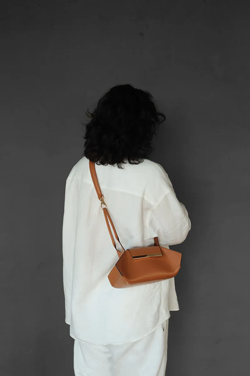 Kutchra with Leather Shoulder Strap