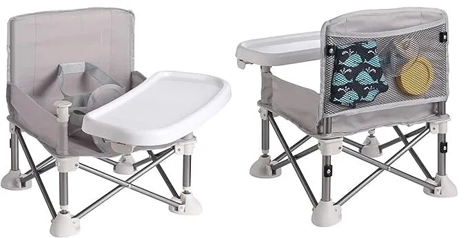 LADIDA Baby Seat Booster Toddlers Dining Seat Removable Tray with Travel Bag Portable 308