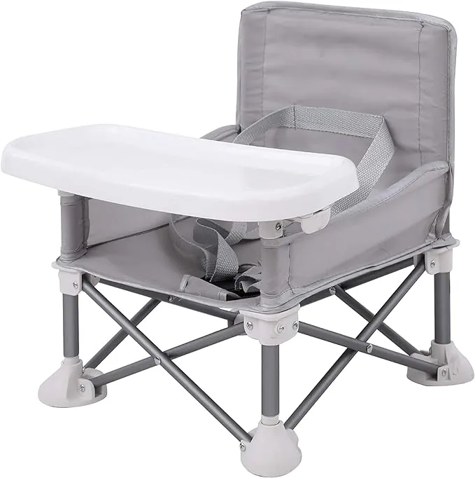 LADIDA Baby Seat Booster Toddlers Dining Seat Removable Tray with Travel Bag Portable 308