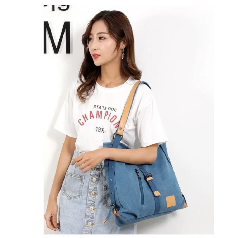 Large Capacity Canvas Handbag